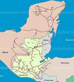 mapa ruta maya